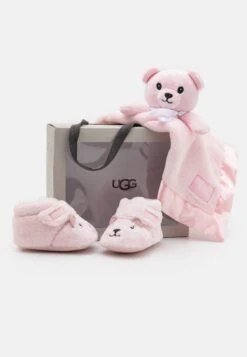 Ugg Bixbee And Lovey Bear Stuffie Set - Geboortegeschenk - Seashell Pink