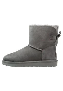 Ugg Mini Bailey Bow - Korte Laarzen - Grey -Ugg 06ed4da065a94283ba59611d66dadbef
