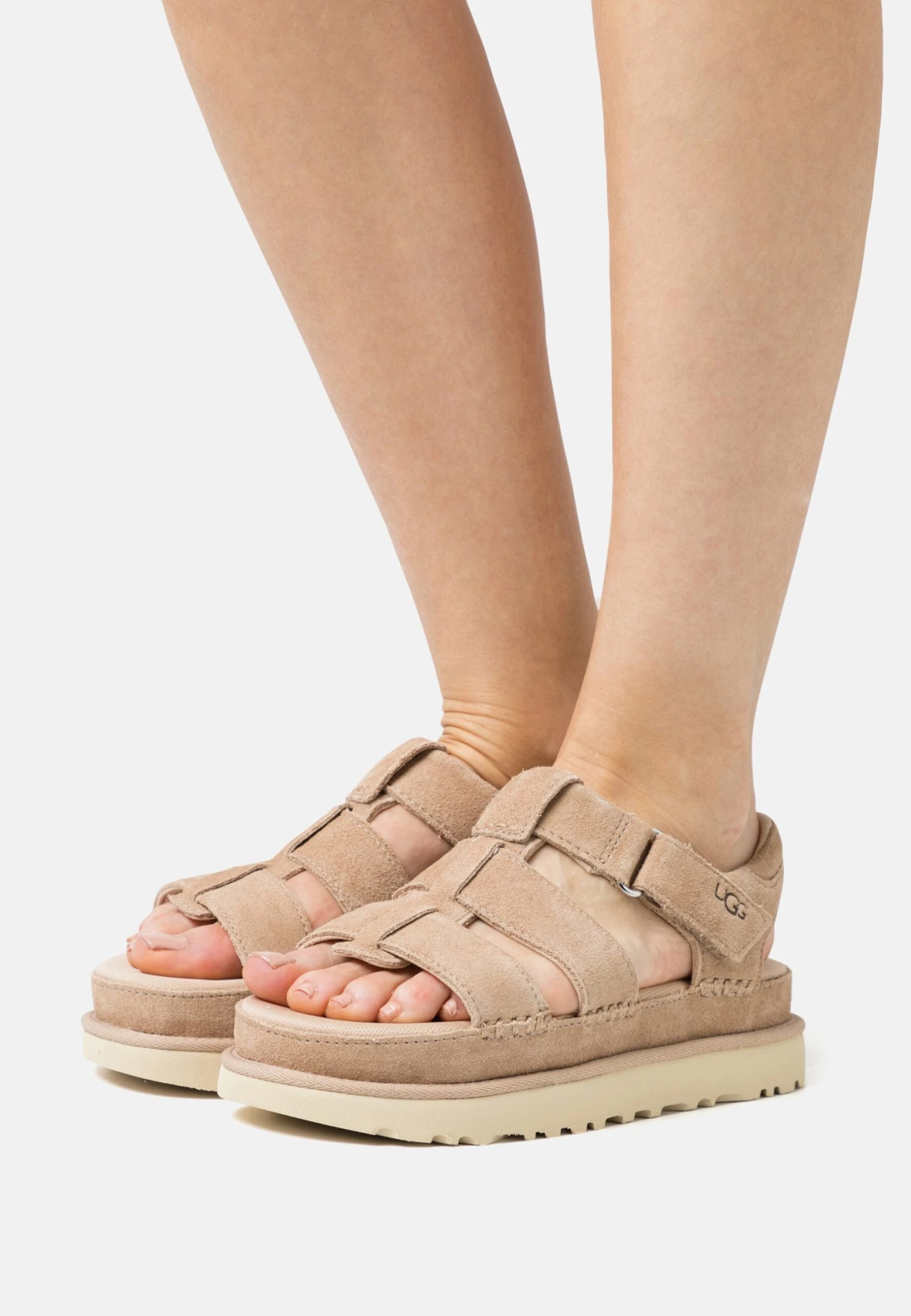 Ugg Goldenstar Strap - Sandalen Met Plateauzool - Driftwood 3 Ugg Goldenstar Strap - Sandalen Met Plateauzool - Driftwood