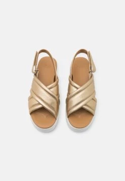Ugg Zayne Slingback - Sandalen Met Plateauzool - Gold Metallic -Ugg 2c8ad85aa78c4bcd857a9c6e7ed83831