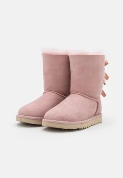 Ugg Bailey Bow - Korte Laarzen - Rose Grey -Ugg 31b3073874a8413cbd74807b209ee6c1