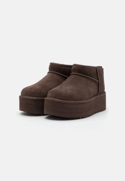 Ugg Classic Ultra Mini Platform - Enkellaarsjes Met Plateauzool - Burnt Cedar -Ugg 45789dffa4544f708165750ea4e2c274