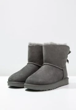 Ugg Mini Bailey Bow - Korte Laarzen - Grey -Ugg 525dc8735edb46f7804c2d07d49bc97e
