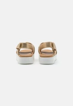 Ugg Zayne Slingback - Sandalen Met Plateauzool - Gold Metallic -Ugg 7ea727a00bb1492f9fb33e38619d6743