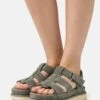 Ugg Goldenstar Strap - Sandalen Met Plateauzool - Moss Green