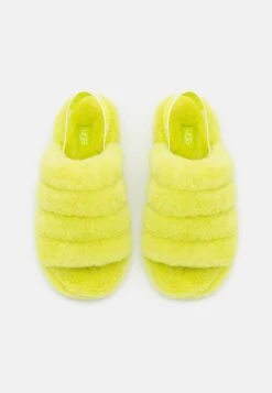 Ugg Fluff Yeah Slide - Sandalen Met Plateauzool - Key Lime -Ugg 8837a7d9c9564187be1b7d39008bb25e