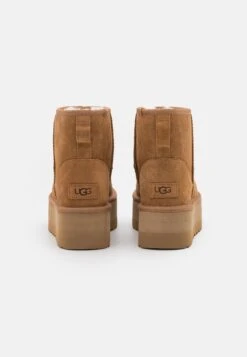 Ugg Classic Mini Platform - Enkellaarsjes Met Plateauzool - Chestnut -Ugg 9b4a23d099a74db78f37f76f6ce32461