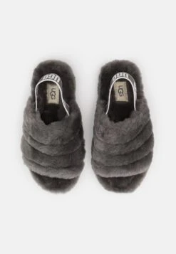 Ugg Fluff Yeah Slide - Sandalen - Charcoal -Ugg 9fe4483f55ee43dba0995e7dbe95b8a7