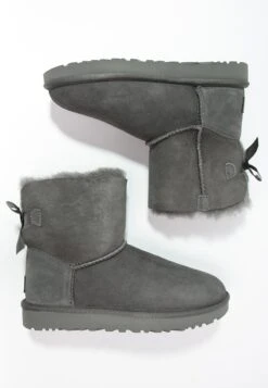 Ugg Mini Bailey Bow - Korte Laarzen - Grey -Ugg a9c3523a6a8d4e6b9251700f6f33cbbb