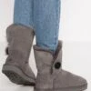Ugg Bailey Button Ii - Korte Laarzen - Grey -Ugg be191621775b46c5b2a3b9426a75e727