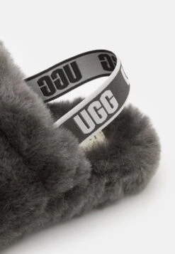Ugg Fluff Yeah Slide - Sandalen - Charcoal -Ugg c6f21444b5ea4581abad0d76cc1fe99e