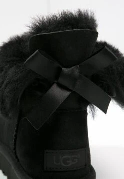 Ugg Mini Bailey Bow - Korte Laarzen - Black -Ugg cbca21392ca043638604771e9625f7a2