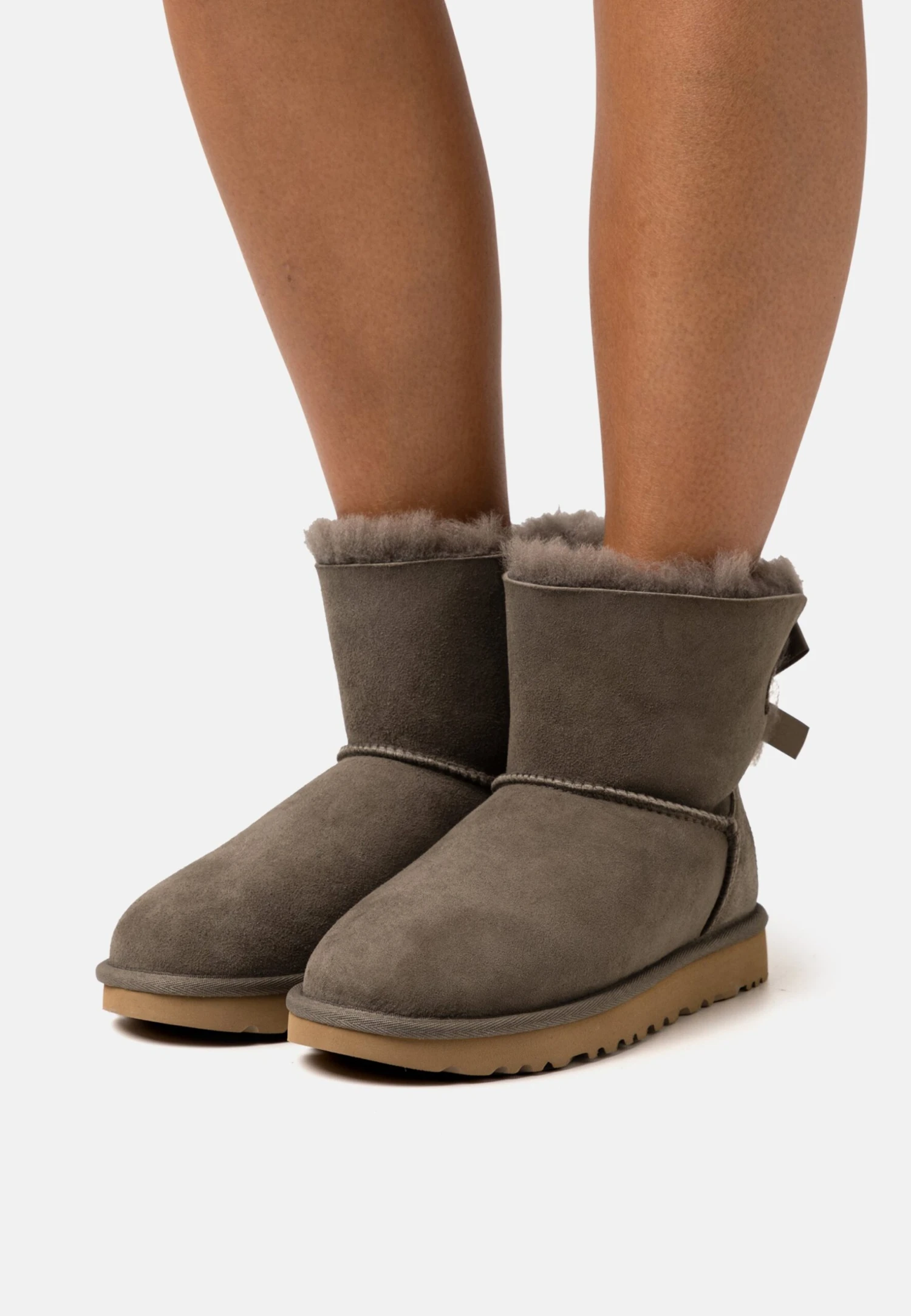 Ugg Mini Bailey Bow - Korte Laarzen - Slate 3 Ugg Mini Bailey Bow - Korte Laarzen - Slate
