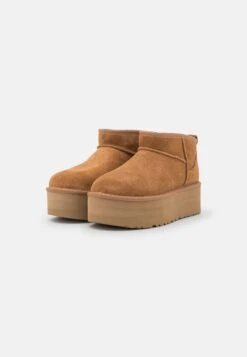 Ugg Classic Ultra Mini Platform - Enkellaarsjes Met Plateauzool - Chestnut -Ugg e2165f062e6d41d8b73e30af8dfb028e