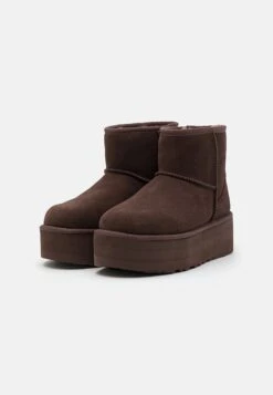 Ugg Classic Mini Platform - Enkellaarsjes Met Plateauzool - Burnt Cedar -Ugg f6ddb4f2d18c4c84ba620795c05574d8