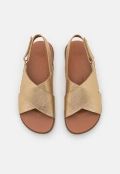 Ugg Solivan Slingback - Sandalen - Pale Gold Metallic -Ugg ff164655975f4557b5f813bcc12b1d66