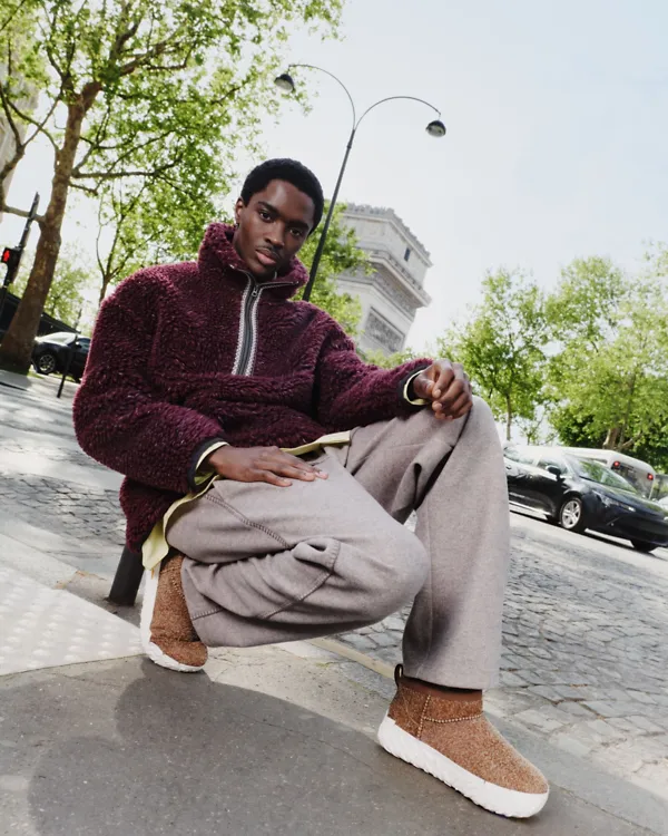 Ugg -Ugg large aw25 iconic style alton m classic ultra mini 1171115 che uggbraid confetti half zip 1172252 wgrp fl v 2 1